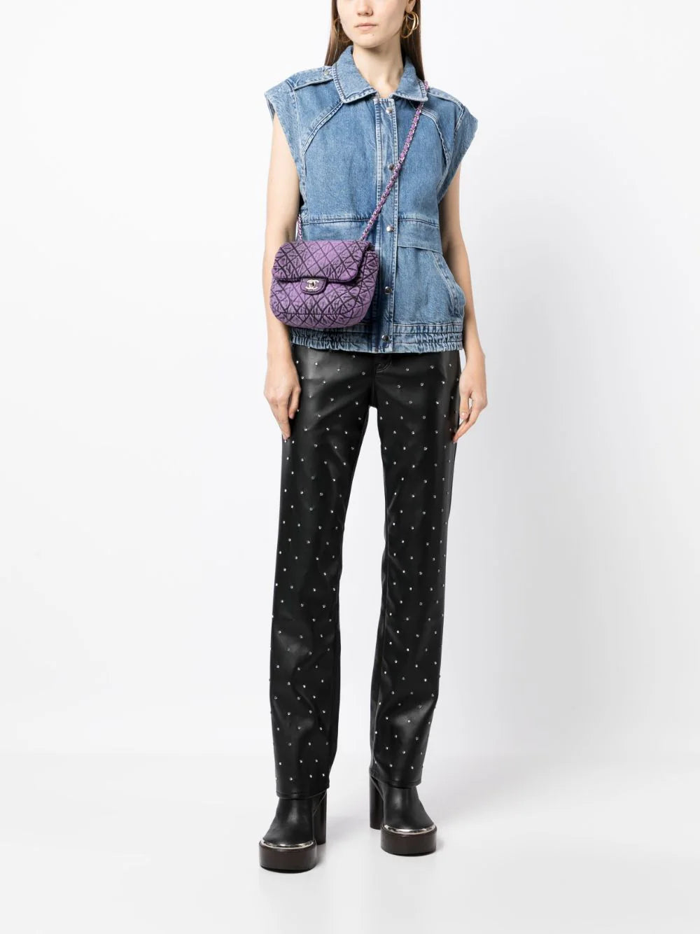 2020 Mini Denimpression Flap Bag