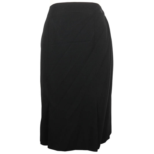 Chanel Wool Skirt Black P24940V08903