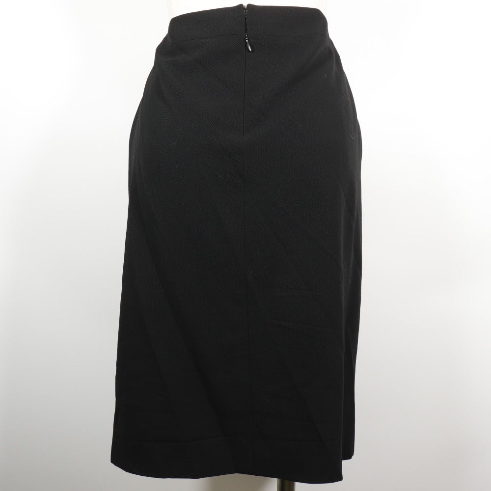 Chanel Wool Skirt Black P24940V08903