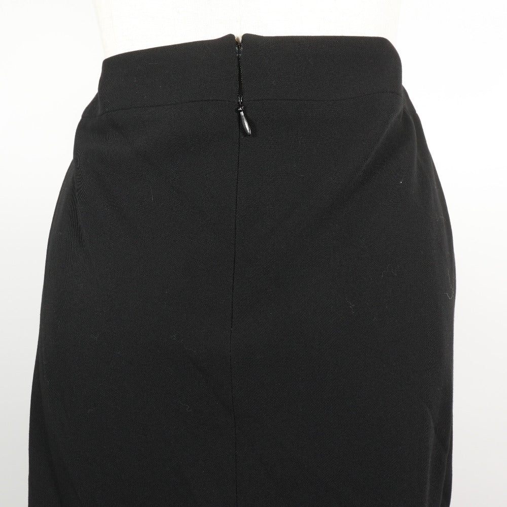 Chanel Wool Skirt Black P24940V08903