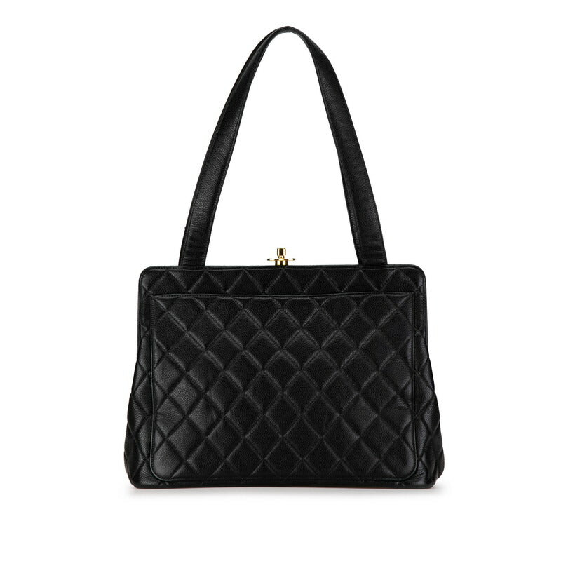 Chanel Coco Mark Matelasse Caviar Skin Tote Bag