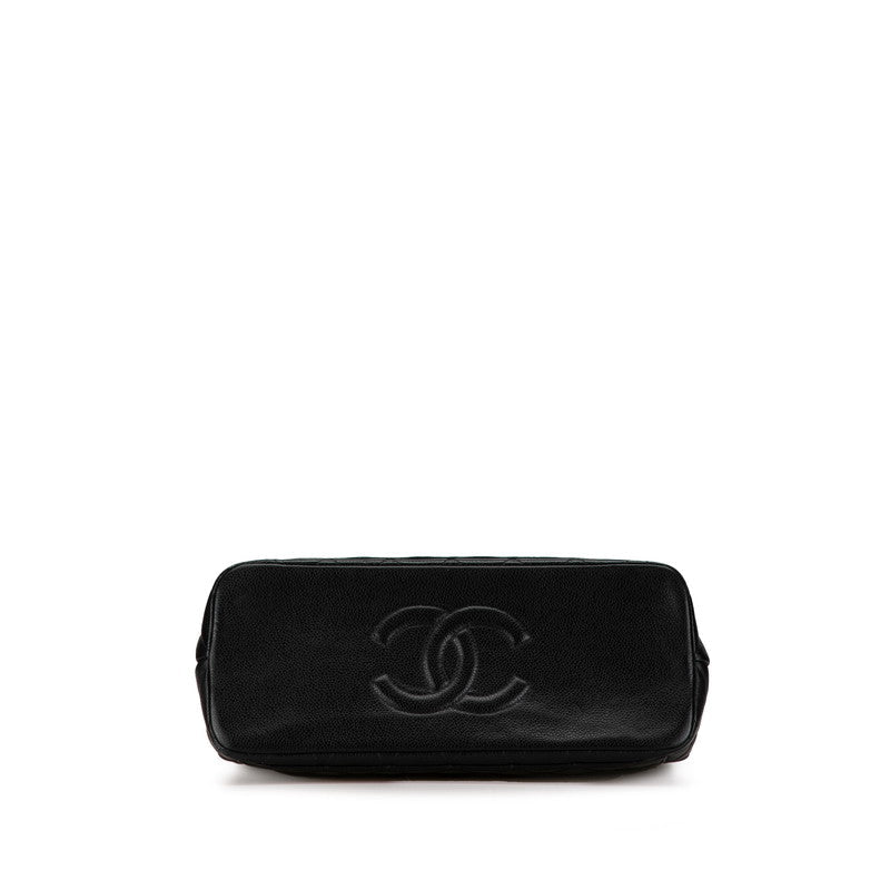 Chanel Coco Mark Matelasse Caviar Skin Tote Bag