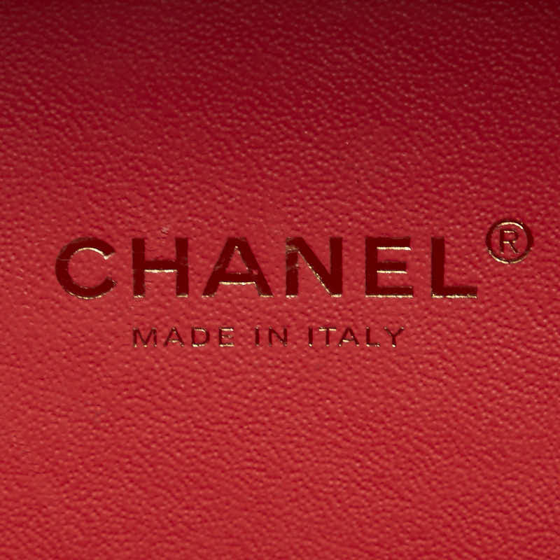 Chanel CC Caviar Filigree Vanity Case Bag  Leather Shoulder Bag in Good condition