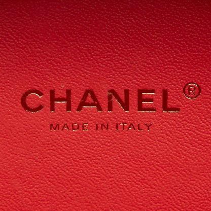 Chanel CC Caviar Filigree Vanity Case Bag  Leather Shoulder Bag in Good condition