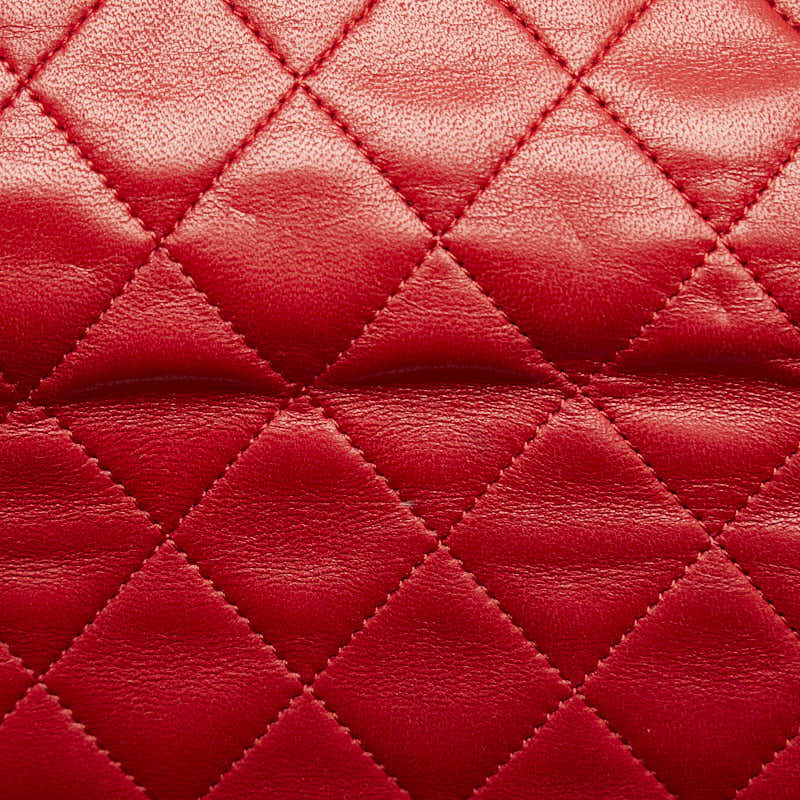 Chanel Medium Classic Double Flap Bag Leather Shoulder Bag in Good condition