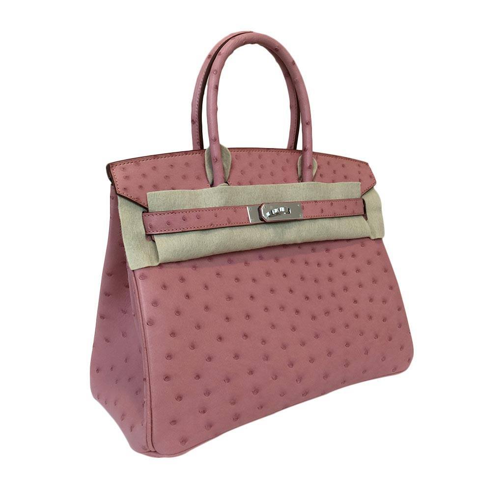 Hermès Birkin 30 Ostrich Terre Cuite Bag