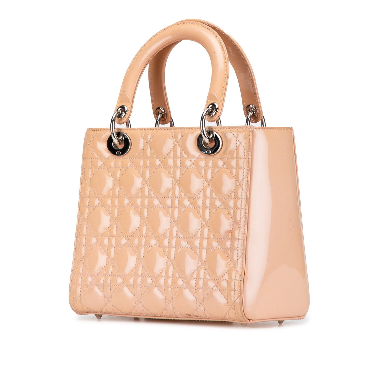 Medium Patent Cannage Lady Dior