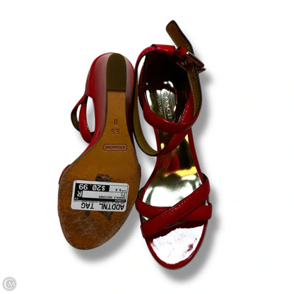 Sandals Designer By Coach In Red, Size: 5.5