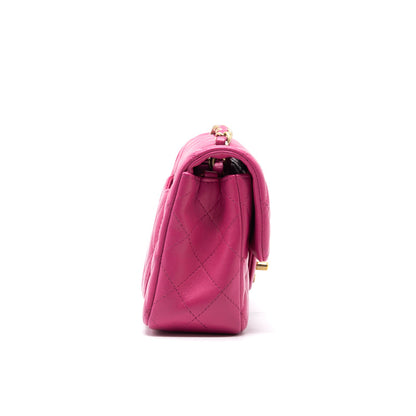 Chanel Lambskin Rectangular Mini Flap Bag