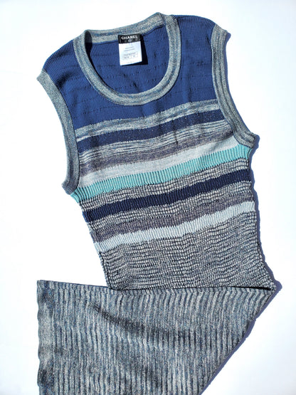 Chanel Stretch Sleeveless Dress 46
