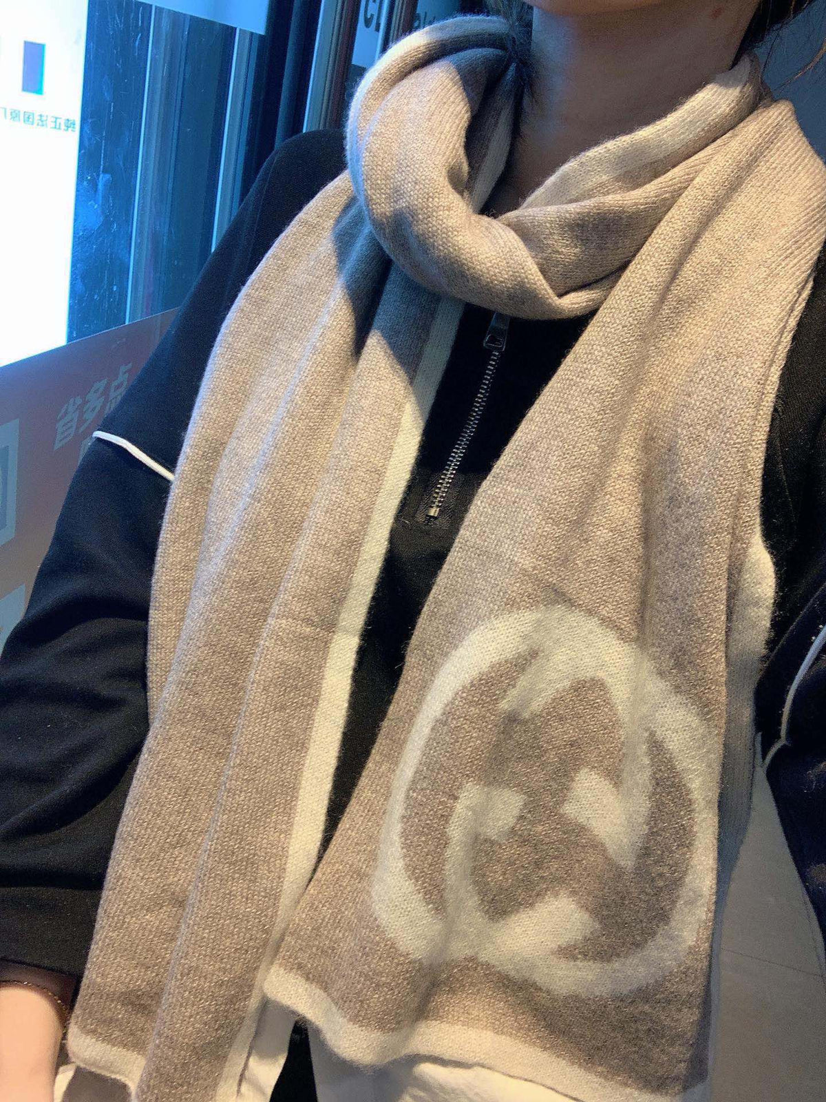 CLTH095 100%Cashmere 30x180cm