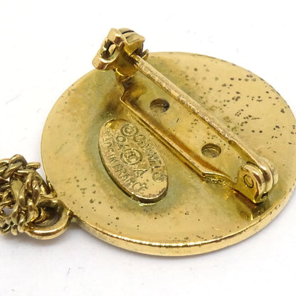 CHANEL Bag Brooch Gold 94A 60865