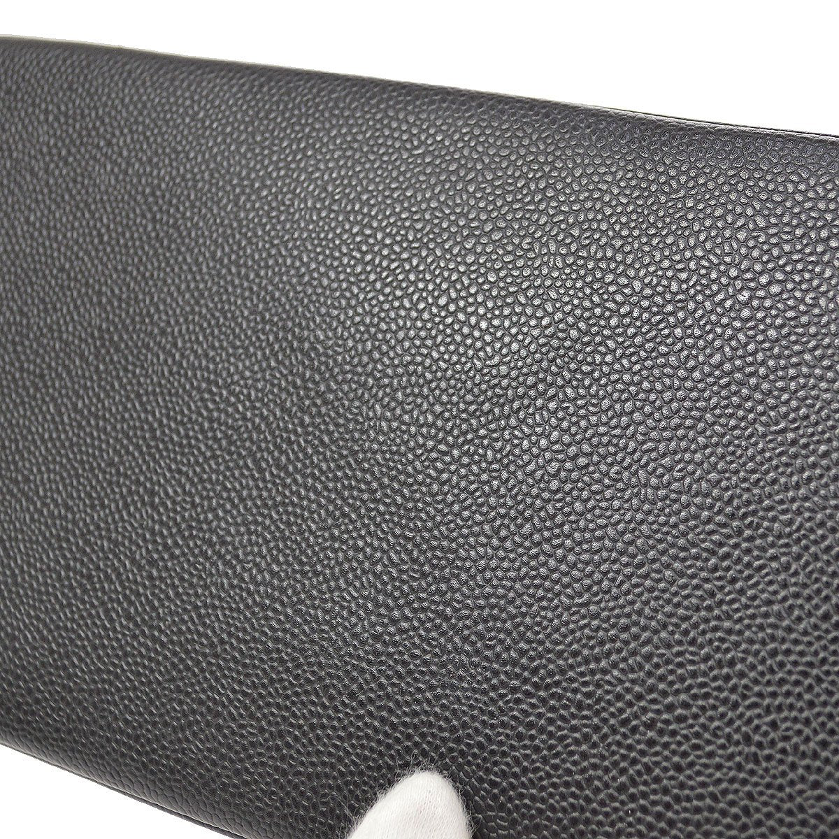 CHANEL 2000-2001 Black Caviar Medallion Tote 91543