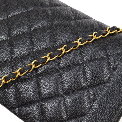 CHANEL 1994-1996 Black Caviar Diana Medium 71385