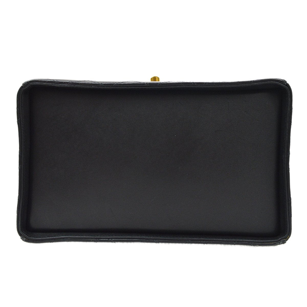 CHANEL 1994-1996 Black Lambskin Cosmoline 2way Vanity Bag AK17189d