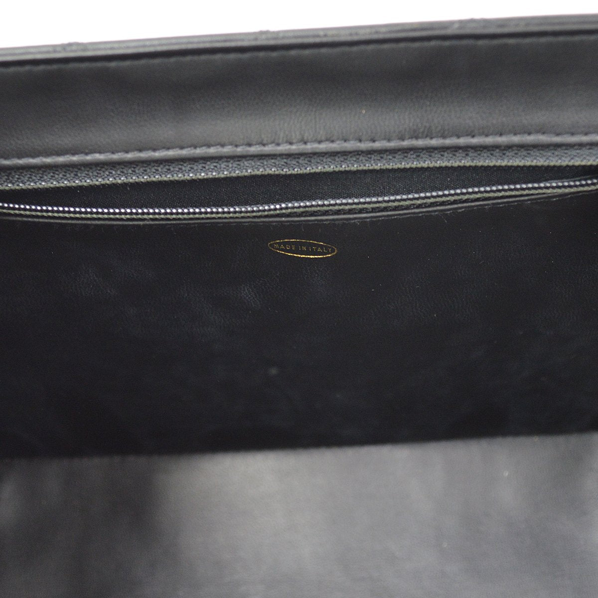 CHANEL 1994-1996 Black Lambskin Cosmoline 2way Vanity Bag AK17189d