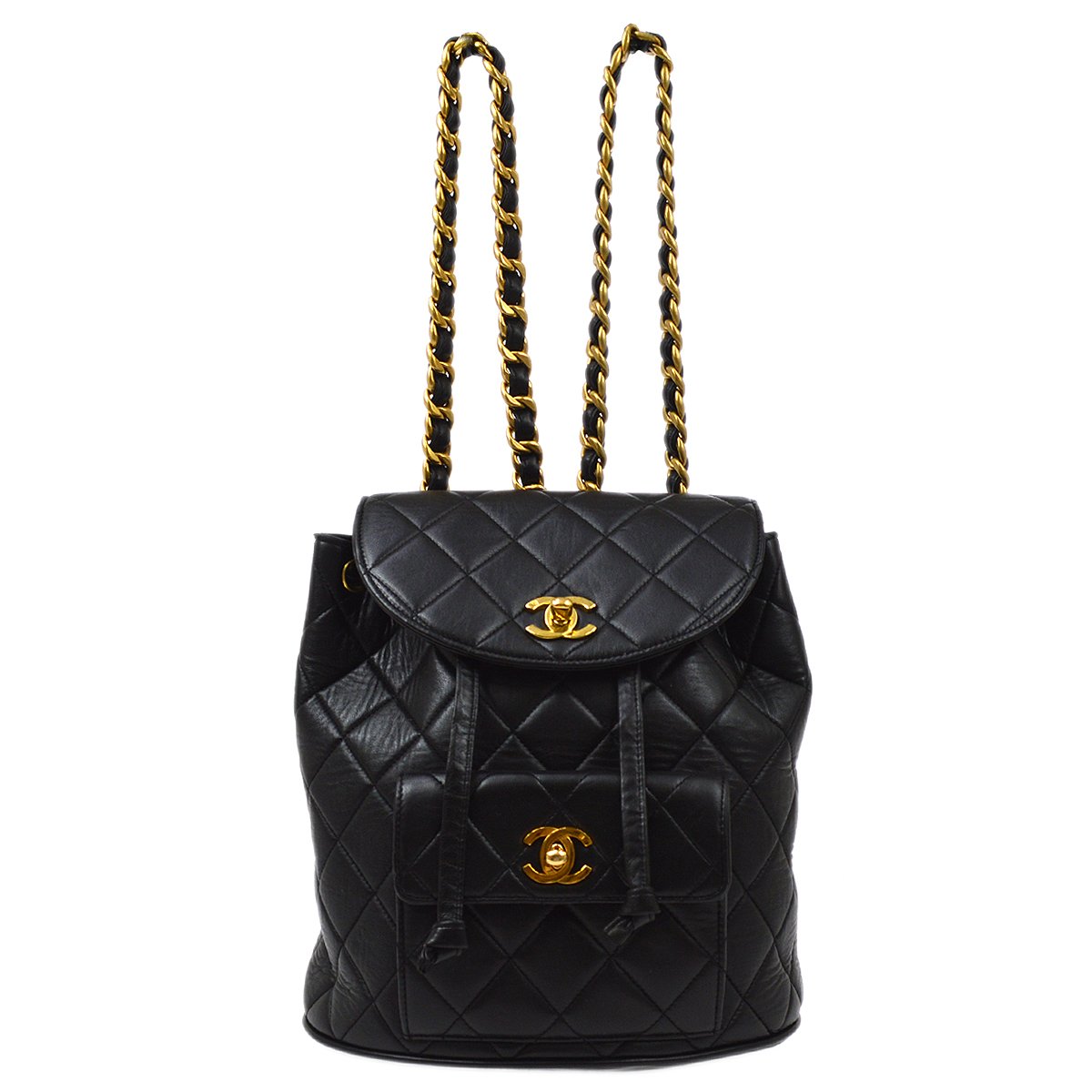 CHANEL DUMA Chain Backpack Medium 61441