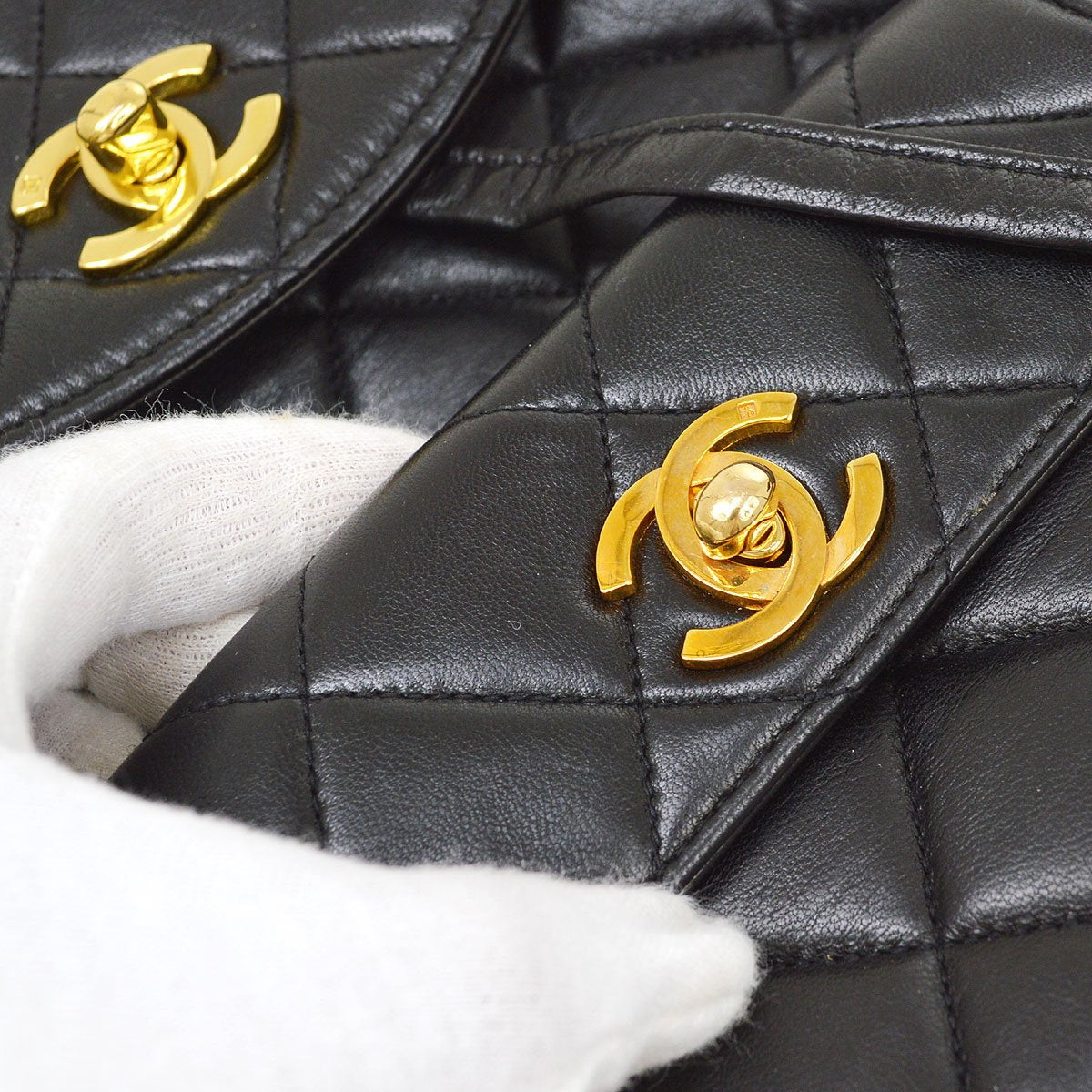 CHANEL DUMA Chain Backpack Medium 61441