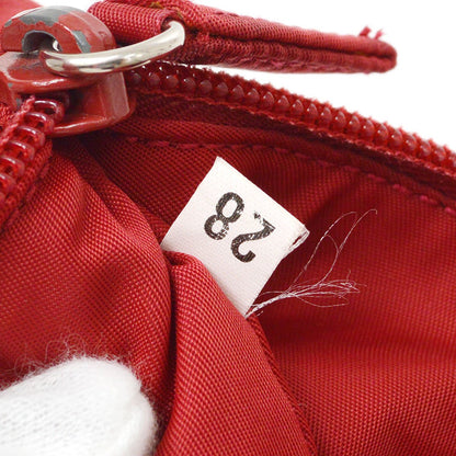 PRADA 28 Red Nylon Hobo Bag GS02301k