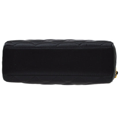CHANEL 1994-1996 Black Satin Diamond Camera Bag Mini 82564