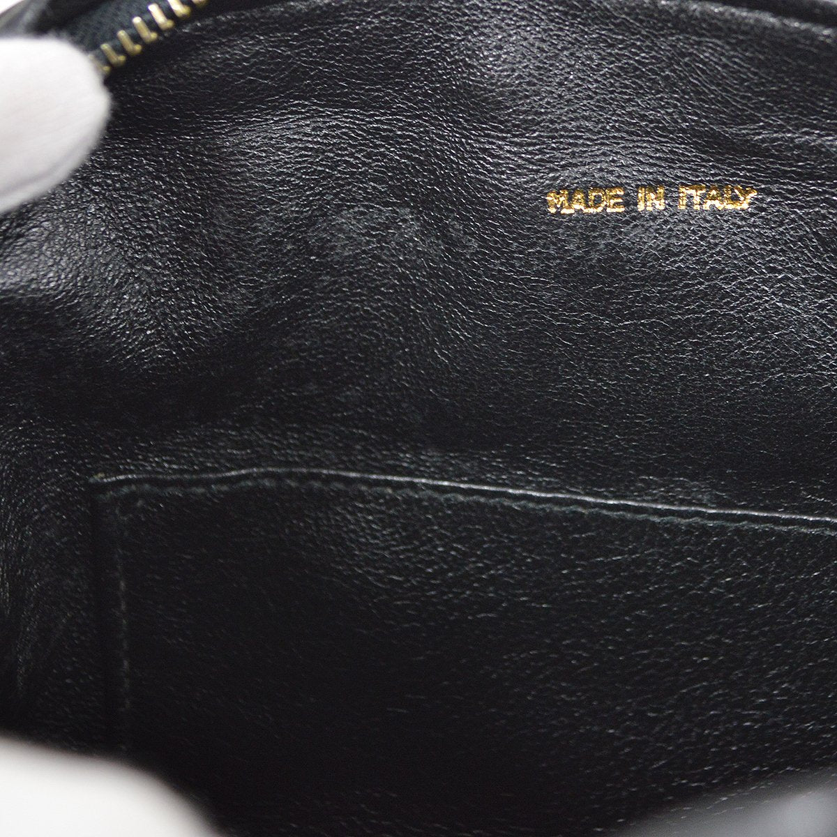 CHANEL 1994-1996 Black Satin Diamond Camera Bag Mini 82564