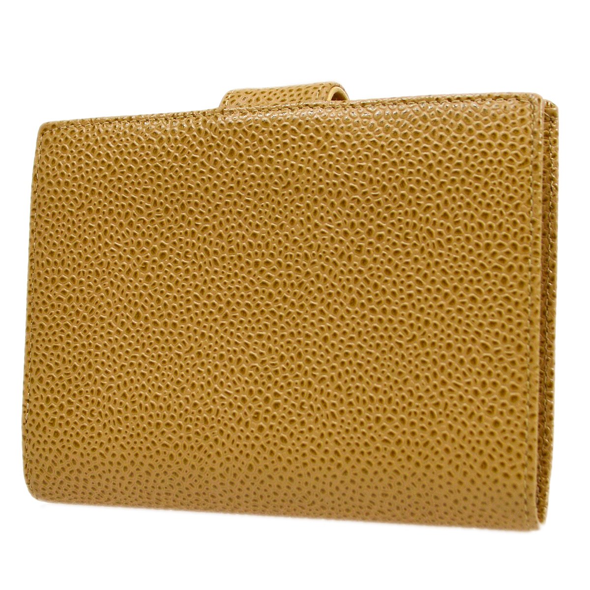 CHANEL 2000-2001 Beige Caviar Timeless Bifold Wallet AK38190h