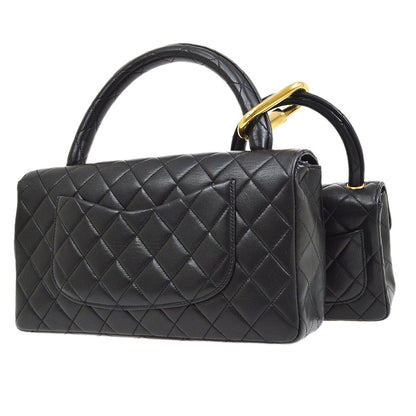 CHANEL Classic Single Flap Handbags Set Black Lambskin 10108