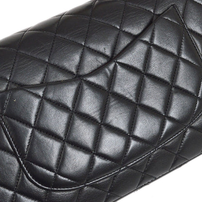 CHANEL Classic Single Flap Handbags Set Black Lambskin 10108