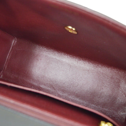 CHANEL 1994-1996 Chain Hand Bag Black Lambskin 20418