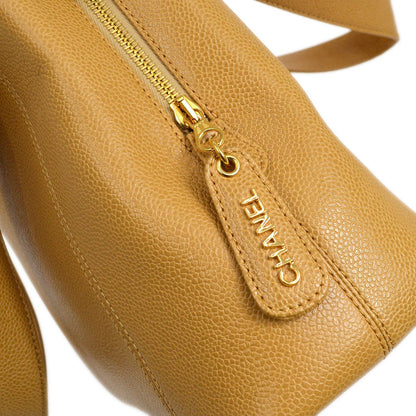 CHANEL 1997-1999 Beige Caviar Tote 02662