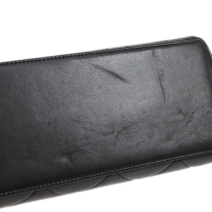CHANEL Chain Hand Bag Black Lambskin 43277