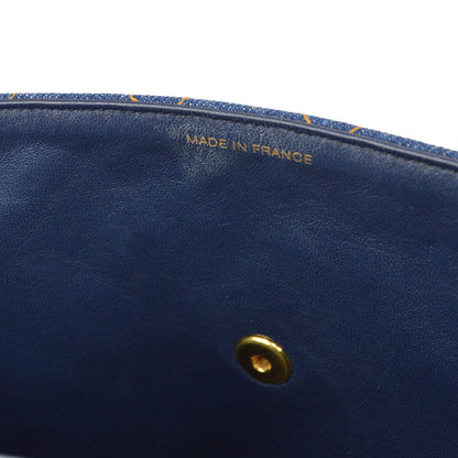 CHANEL 1996-1997 Denim Quilted Kelly 30 22857