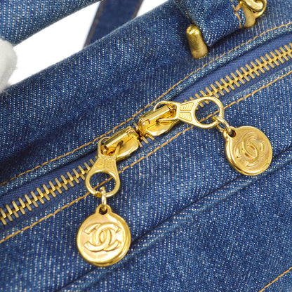 CHANEL 1996-1997 Denim Lunch Box Vanity 00094