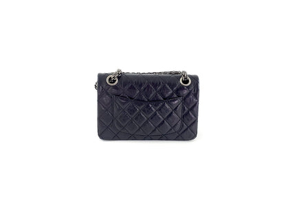 CHANEL Classic Reissue 2.55 224 Black Mini Flap Bag