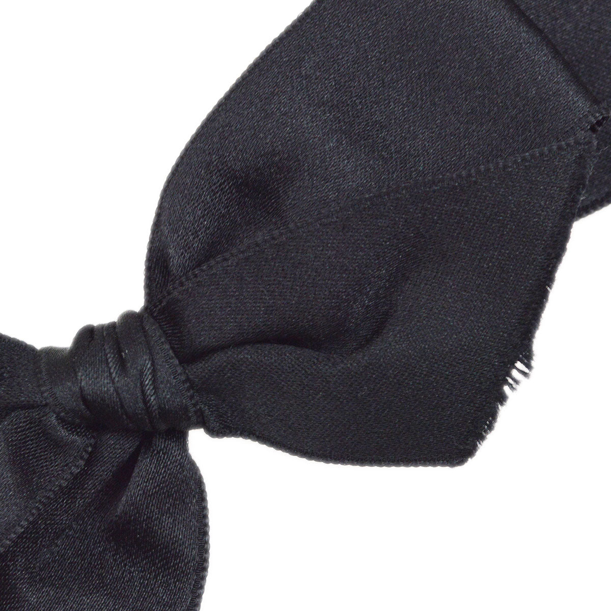 CHANEL 1996-1997 Camellia Stitched Bag Mini Black Satin 73509