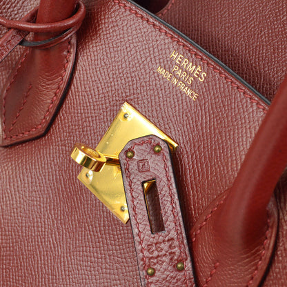 HERMES 2002 BIRKIN 35 Rouge H Courchevel