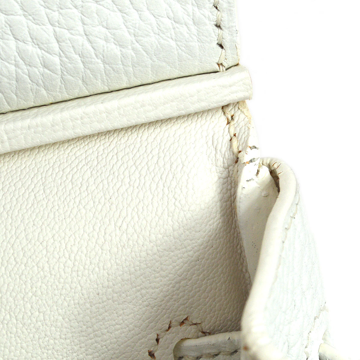 HERMES * BIRKIN 30 White Taurillon Clemence