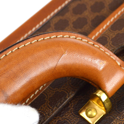 CELINE M08 Macadam Travel Bag Trunk Case Brown