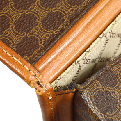 CELINE M08 Macadam Travel Bag Trunk Case Brown