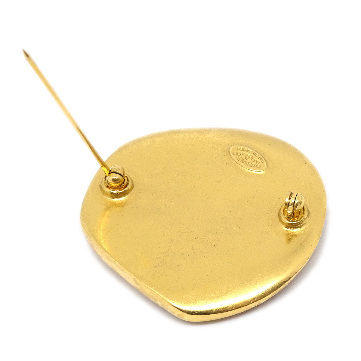 CHANEL 1996 Brooch Pin Gold NR13992j
