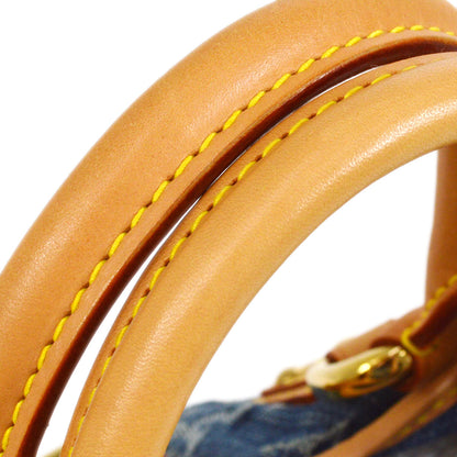 LOUIS VUITTON★ 2006 PLEATY MONOGRAM DENIM M95020 74586