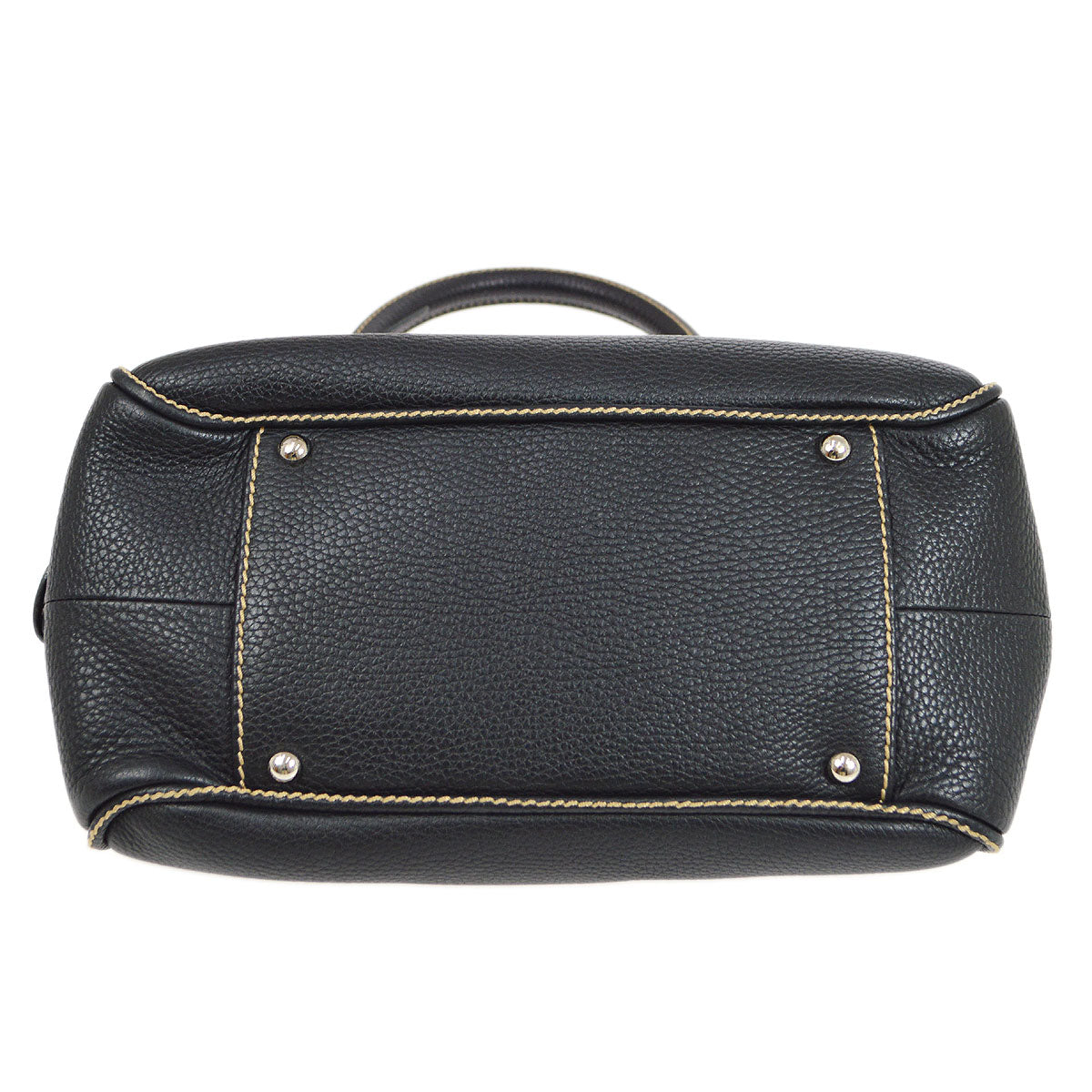 CHANEL 2003-2004 Black Caviar Skin Tassel Handbag 30420