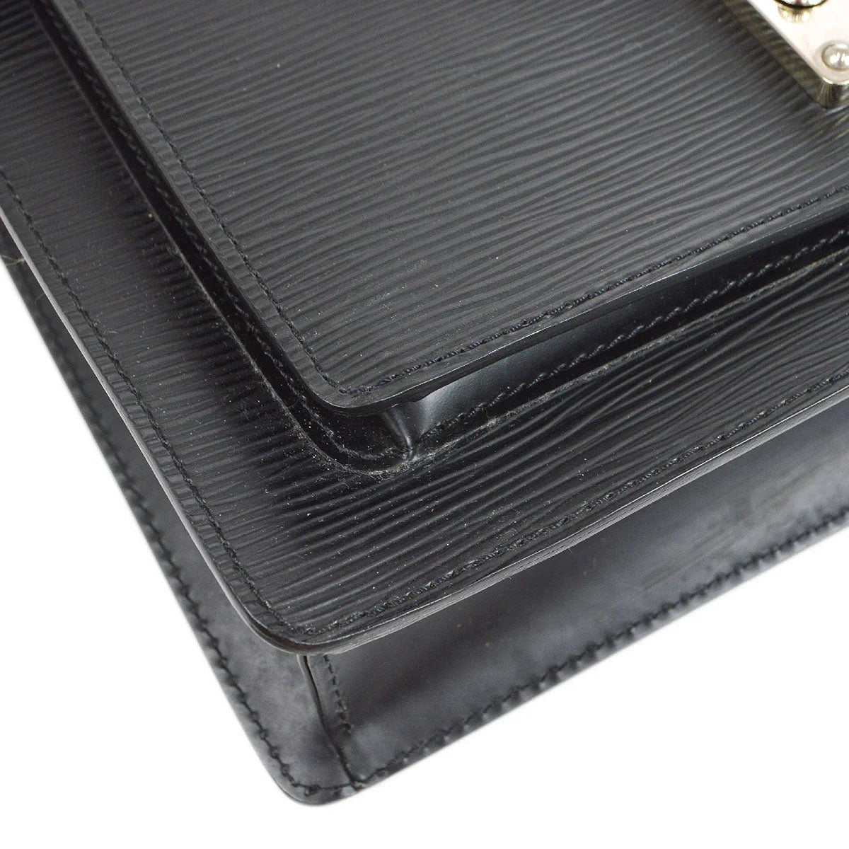 Louis Vuitton 2006 Black Epi Monceau 28 M52792