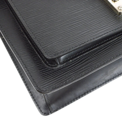 Louis Vuitton 2006 Black Epi Monceau 28 M52792