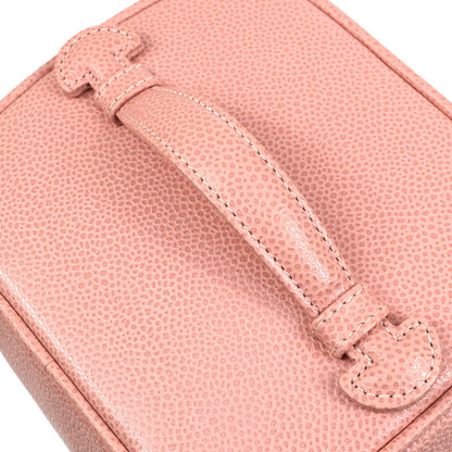 CHANEL 2003-2004 Pink Caviar Timeless Vanity Handbag 85702