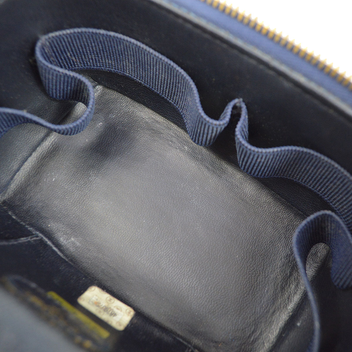 CHANEL 1997 Timeless Vanity Handbag Denim 45073
