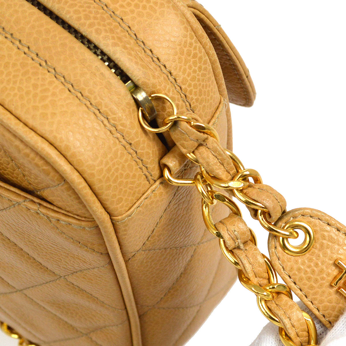 CHANEL 1994-1996 Mini Pocket Camera Bag 24690