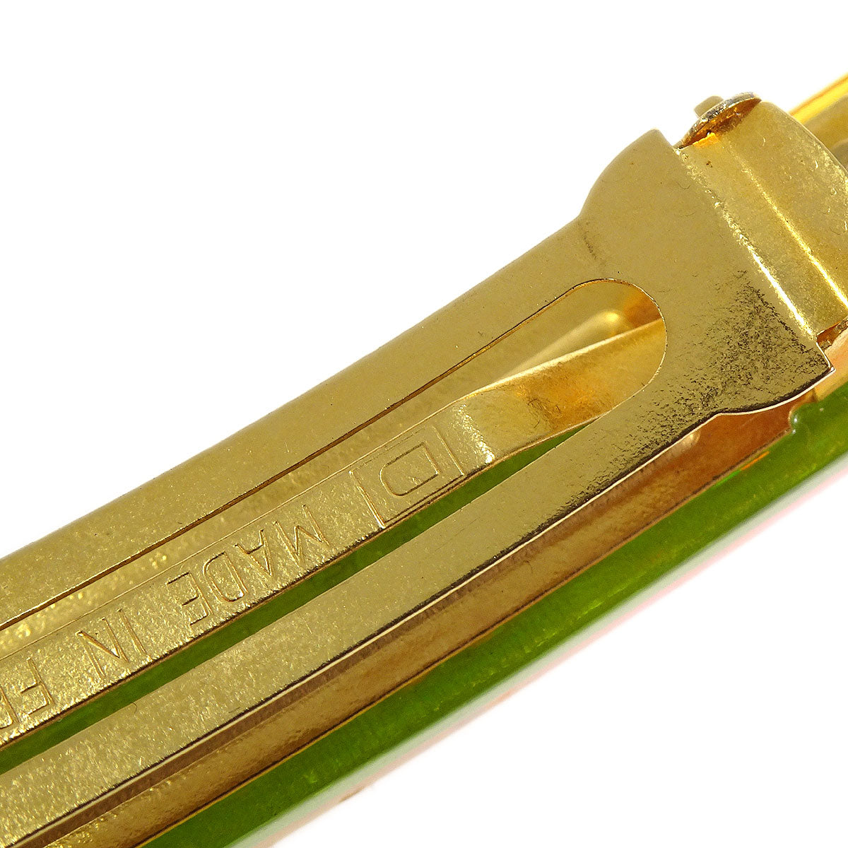 CHANEL 1997 Rainbow Lucite Hair Clip Barrette 46476