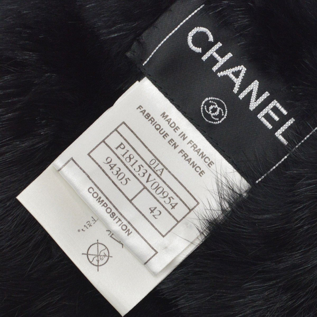 CHANEL 2001 Fur Scarf #42 47067