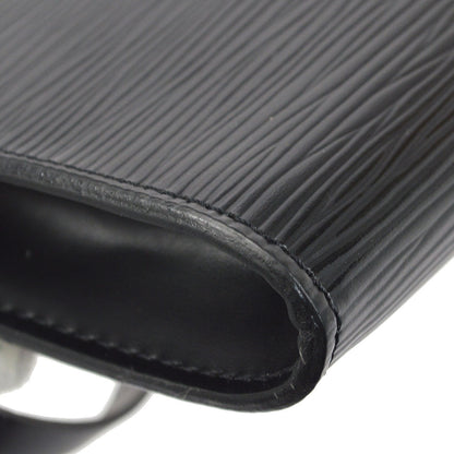 Louis Vuitton POCHETTE ACCESSOIRES HANDBAG BLACK EPI M52982